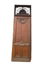 Porte D'entrée En Chêne Avec Boîte Aux Lettres 