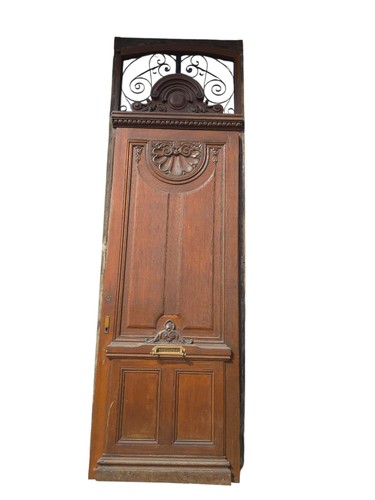 Porte entrée chêne avec - porte,