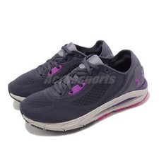 Under Armour HOVR Sonic 5 UA Purple Grey Women Running Sports Shoes 3024906-501