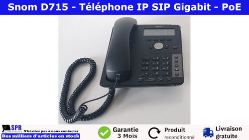 Snom d715 téléphone ip - snom,