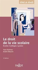 Le droit de la vie scolaire