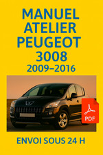 Manuel Atelier Peugeot 3008 2009-2016 RTA Revue Technique Français Auto CD PDF