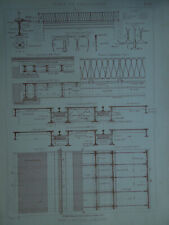 Estampe Ancienne Serrurerie