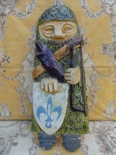 Kerbigot Lisa Larson les Argonautes Vallauris plaque Murale céramique Vintage 36