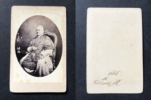 Pape pie circa 1865 - le,