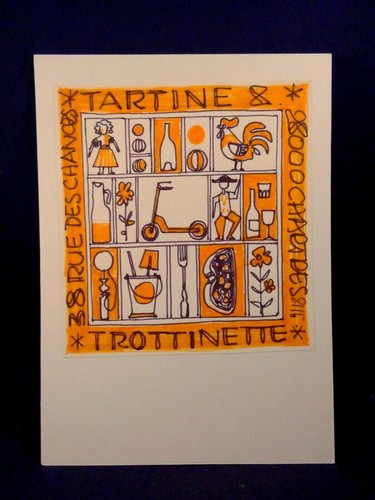 Dessin feutre tartine - feutre, et