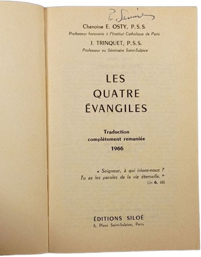 Les quatre évangiles - quatre, |