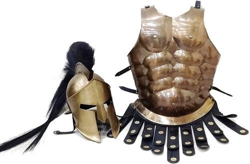 Casque style roi - de, spartiate