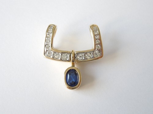 Pierre lang pendentif bleu - pierre, or
