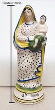 Vierge enfant en faïence - à, l'enfant