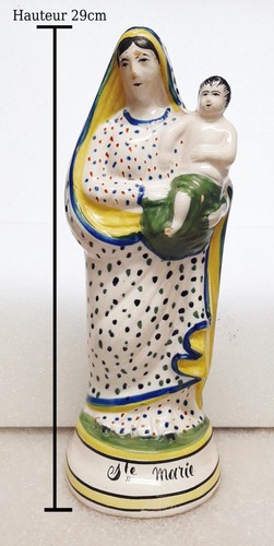 Vierge enfant en - l'enfant, faïence