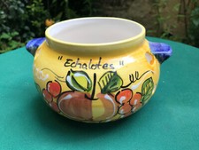 POT/COUPE/ STOCKAGE ECHALOTES/