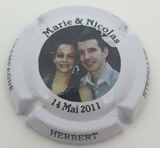 Capsule de champagne Herbert Stéphane Mariage 2011. TO