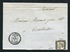 Rare lettre de Tébessa (