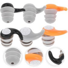  3 paires Concerts bouchons d'oreille réutilisables Réduction des bougies