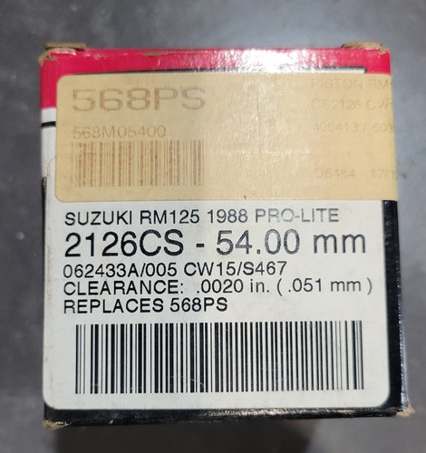 Kit piston wiseco 00mm - kit,