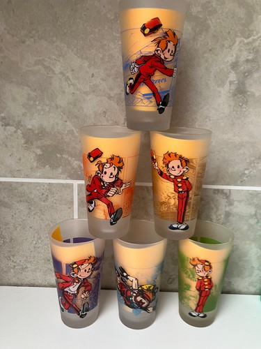 Spirou fantasio verres - spirou,