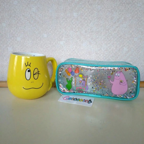 Barbapapa mug and pencil case - and,