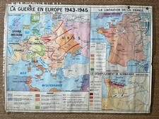 Ancienne carte école - ancienne, d’école