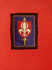 ÉCUSSON BRODÉ CMD LILLE / CIRCONSCRIPTION MILITAIRE DE DÉFENSE 