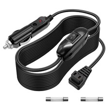 2m Câble Rallonge Allume Cigare pour Glacière Electrique 16AWG avec Interrupt...