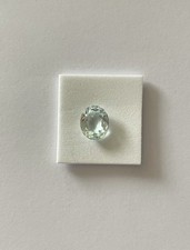 Aigue-marine naturelle 4.17 ct avec certificat – pierre précieuse ovale