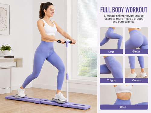 Foldable ski machine home - foldable,