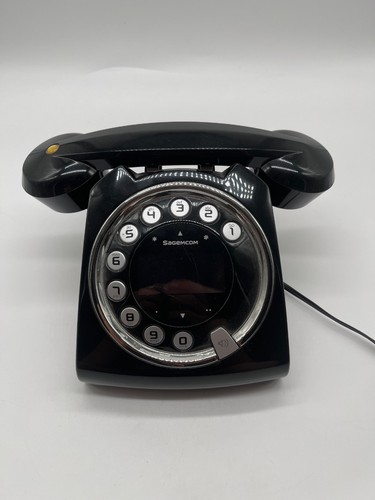Téléphone fixe sixty - sixty, noir