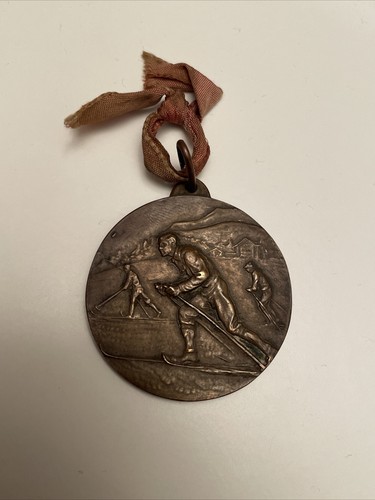 Médaille bronze ski fond - de,