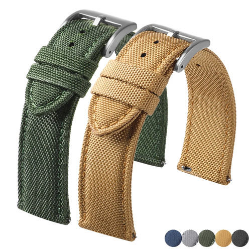 Bracelet montre tissu nylon - tissu,