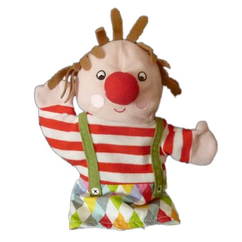 Doudou marionnette clown - doudou,