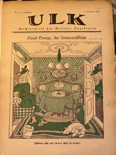 Ulk 1922 journal magazine - ulk,