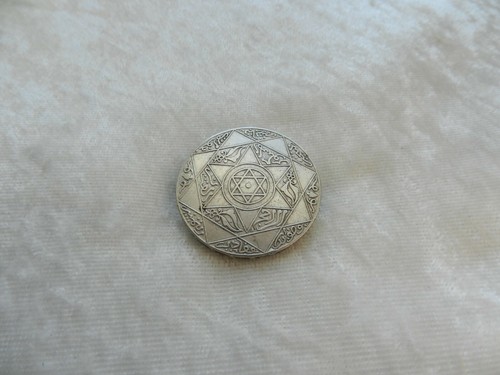 Monnaie argent broche maroc - argent,