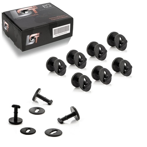 10x tapis clips fixation - 10x,