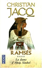 Livre Poche la dame d'Abou Simbel  Christian Jacq  tome 4 