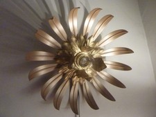 VINTAGE LAMPE APPLIQUE  FLEUR