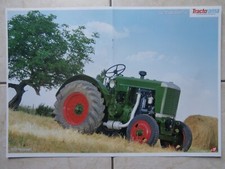 POSTER AGRICOLE & TRACTEUR ECO N50 / MOISSONNEUSE MERLIN 531 & 42 x 30 cm