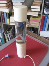 ++"530.5"   ANCIENNE LAMPE VINTAGE A PAILLETTES  MODELE DEPOSE "T.C."