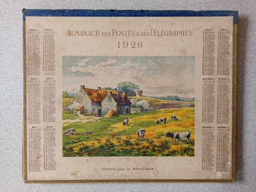 Calendrier postes 1926 - 1926,