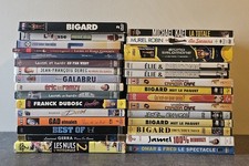 Lot de DVD thème artistes comiques Les nuls / Bigard / Jamel / Dubosc / Robin...