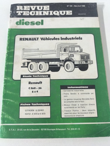 Revue technique diesel 132 - technique,