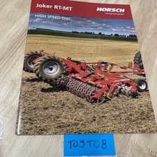 Horsch Joker RT MT prospectus catalogue publicité matériel agricole en anglais