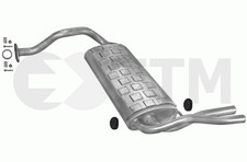 HONDA CIVIC CRX 1.6 124/130cV 1987-1991 Silencieux Arriere+