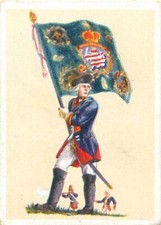 FAHNENTRÄGER STANDARTE GRENADIER ESKADRON VON BRUNK 1760 HANNOVER IMAGE CARD