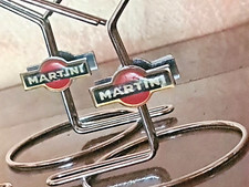 Martini Vintage, Serviettes, Fabriqué À Italy, Moderne, Ans 60, Métal
