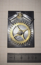 Echappement & roue TRAVAIL D ECOLE comtoise horloge Morez pendel uhr clock 107
