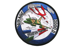 RARE ANCIEN ECUSSON AIR OPEX TRIDENT MIRAGE 2000D ETAT SUP SANS SCRATCH 100MM