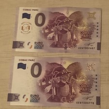 LOT DE 2 BILLETS TOURISTIQUES