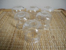 anciennes ventouses médicales verre old medical glass suction cups cabinet déco