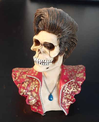 Elvis skeletal bust - bust, 🎸